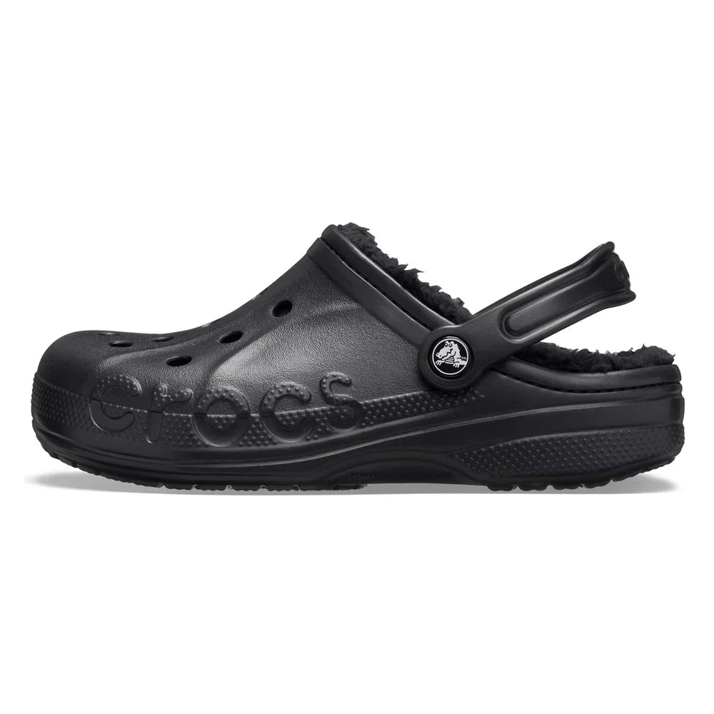 Baya Lined Clog - Black/Black