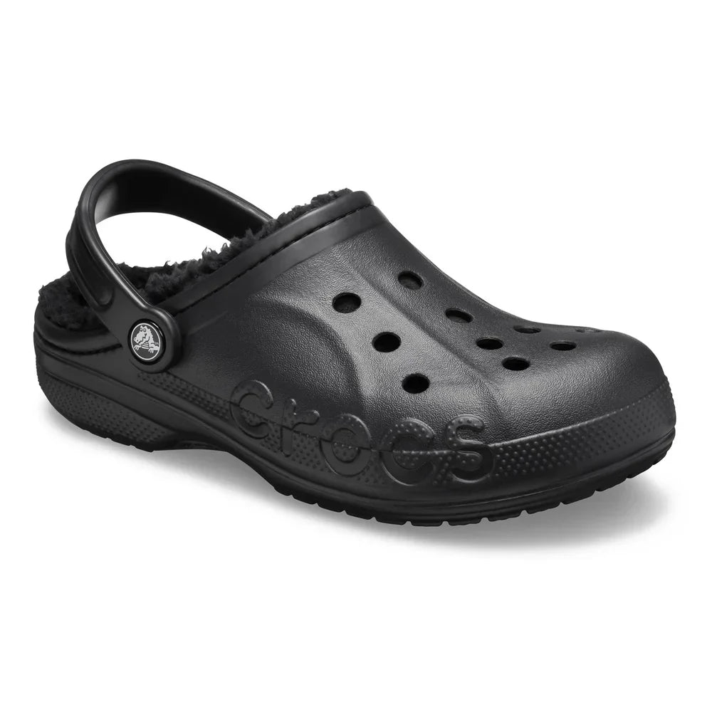 Baya Lined Clog - Black/Black