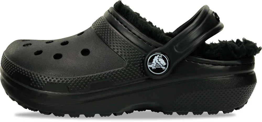 Classic Lined Clog Kids (Age 5+) - Black/Black