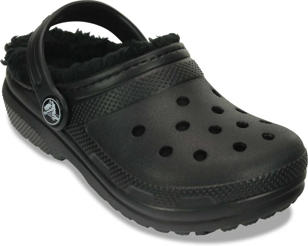 Classic Lined Clog Kids (Age 5+) - Black/Black