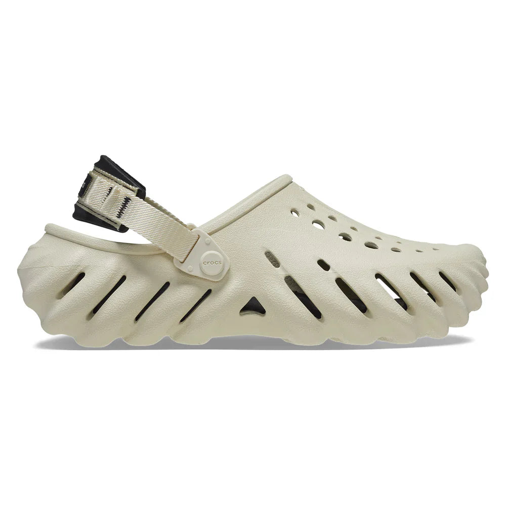 Echo Clog - Bone/Black