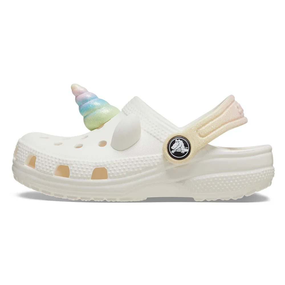 Classic I AM Rainbow Unicorn Clog Toddler (Age 1 - 5) - Chalk