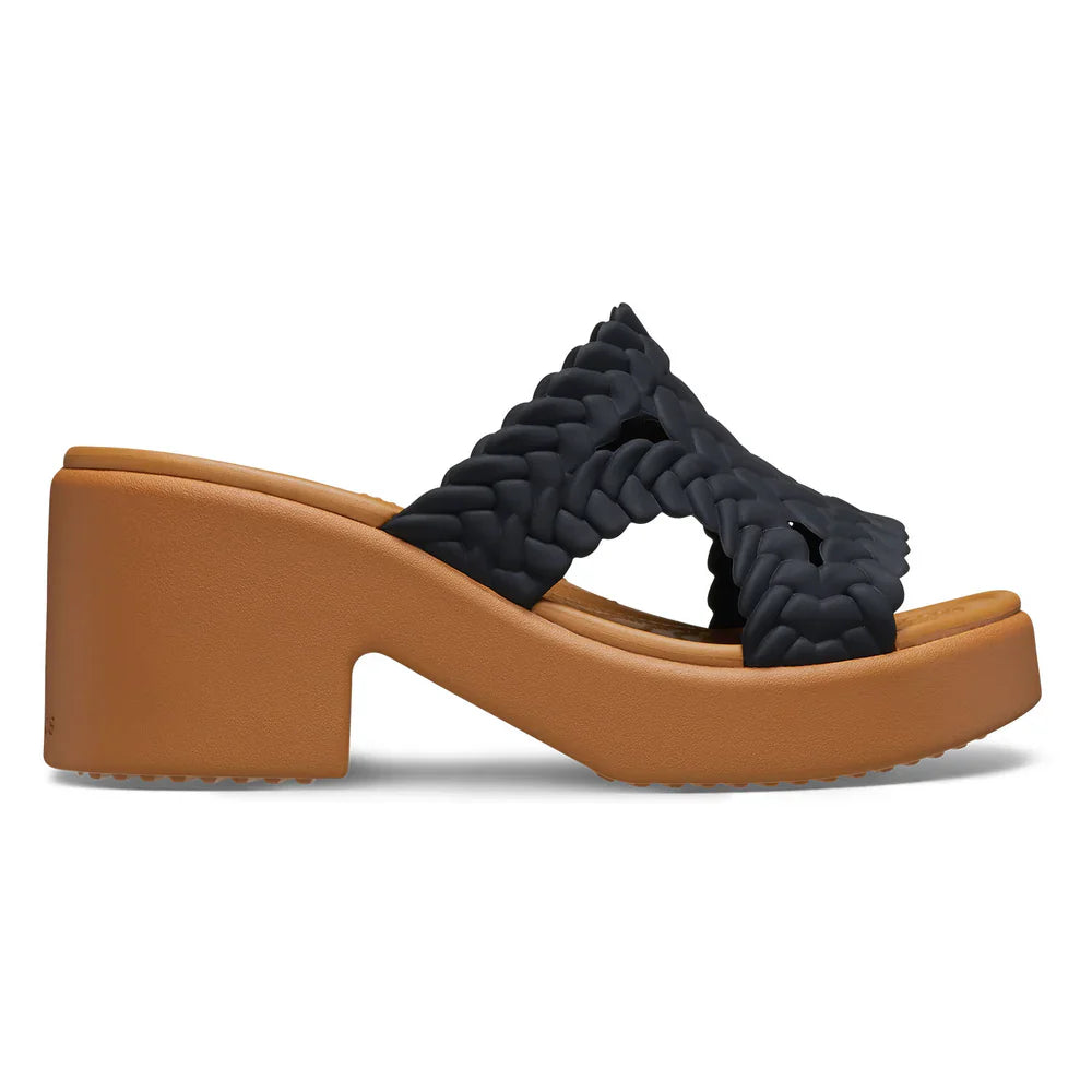 Brooklyn Woven Slide Heel - Black
