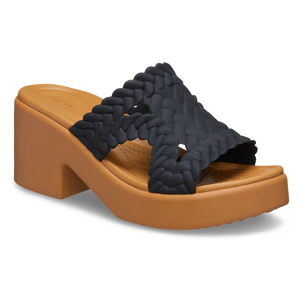 Brooklyn Woven Slide Heel - Black