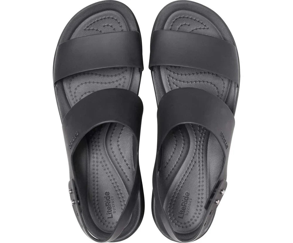 Brooklyn Low Wedge - Black/Black
