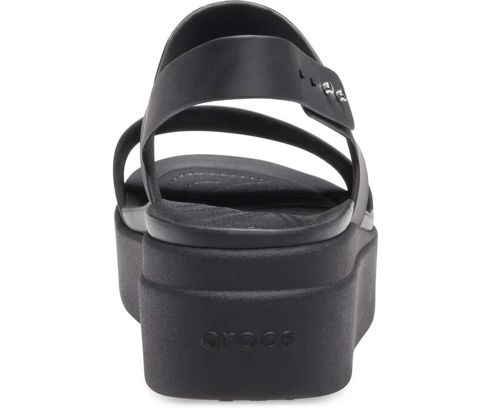 Brooklyn Low Wedge - Black/Black