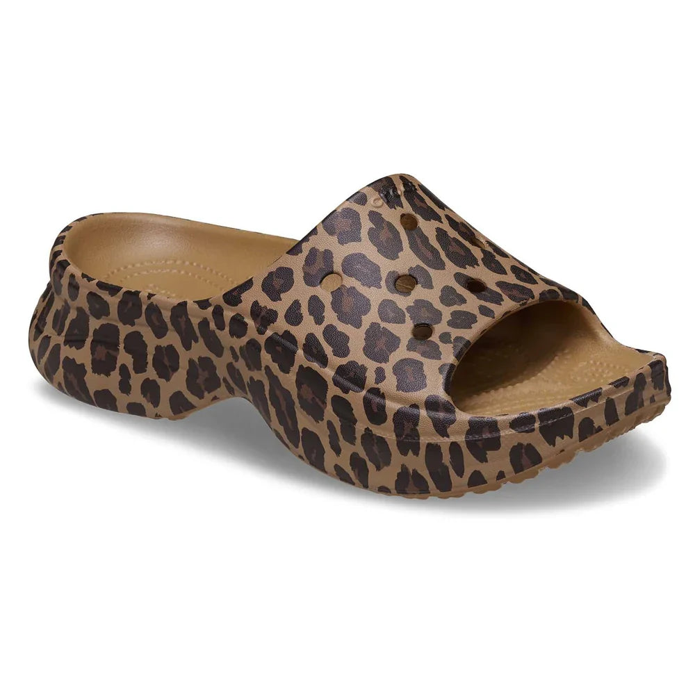 Bae Animal Slide - Sepia/Leopard