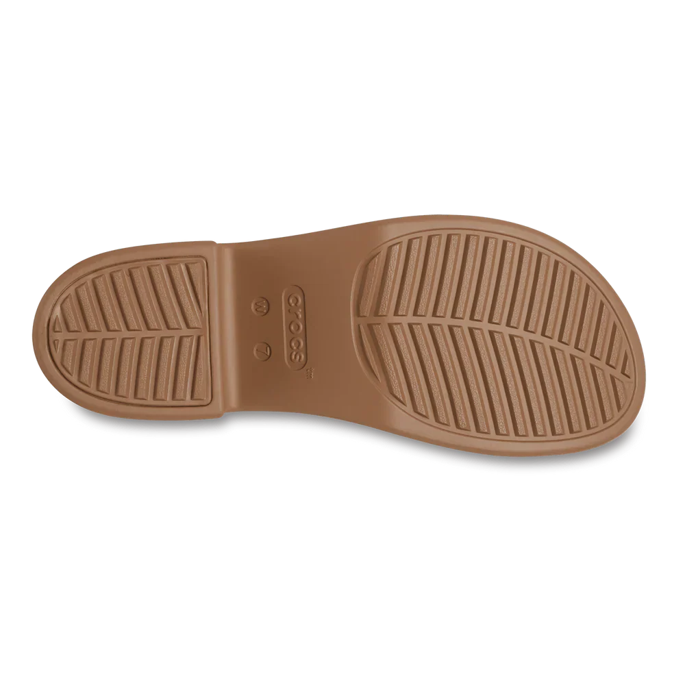 Brooklyn Woven Slide Heel - Sepia