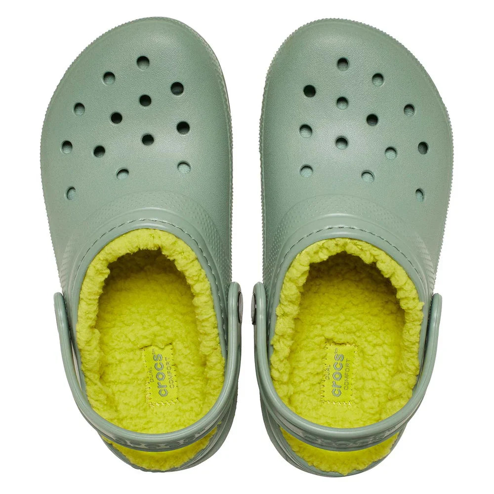 Classic Lined Clog Kids (Age 5+) - Moss