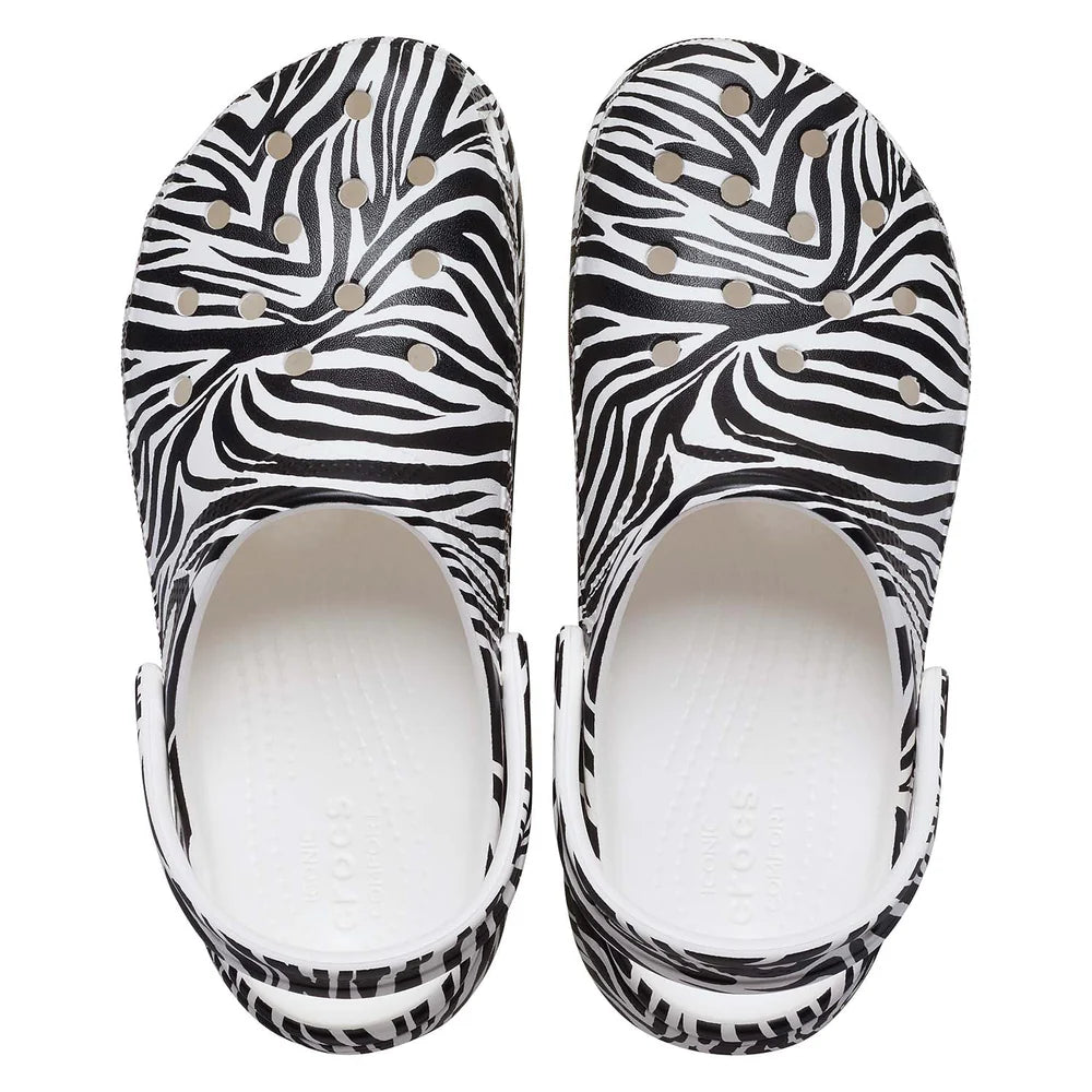 Classic Platform Animal Clog - Zebra