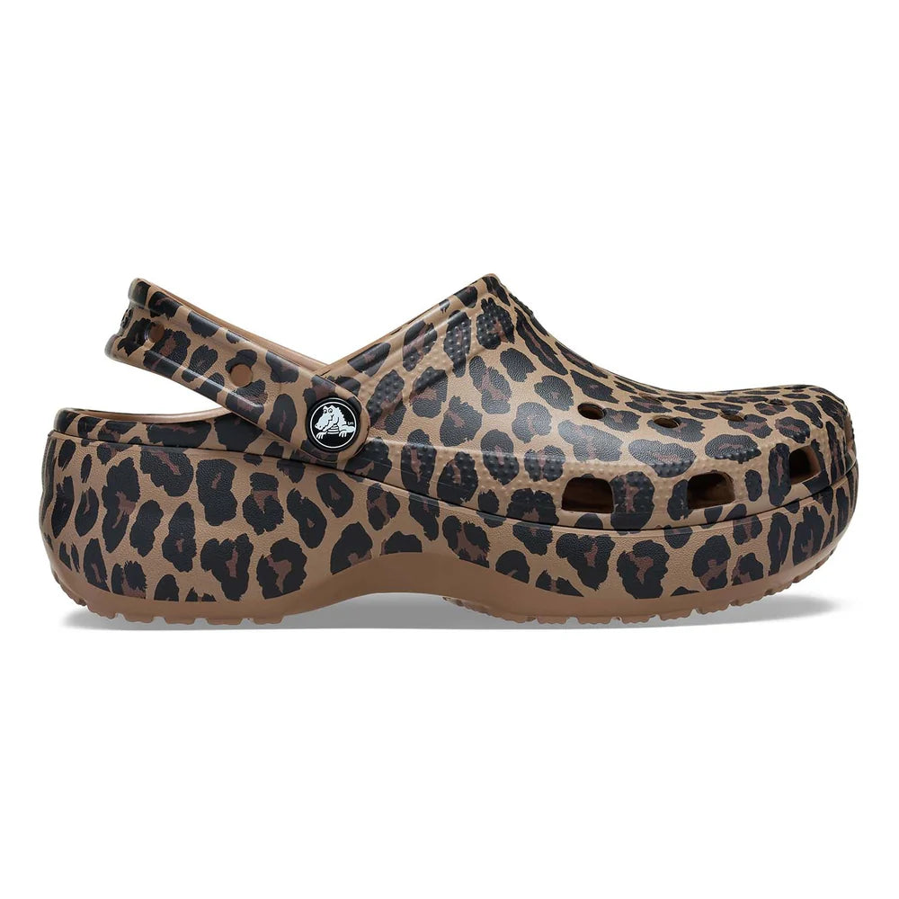 Classic Platform Animal Clog - Sepia/Leopard