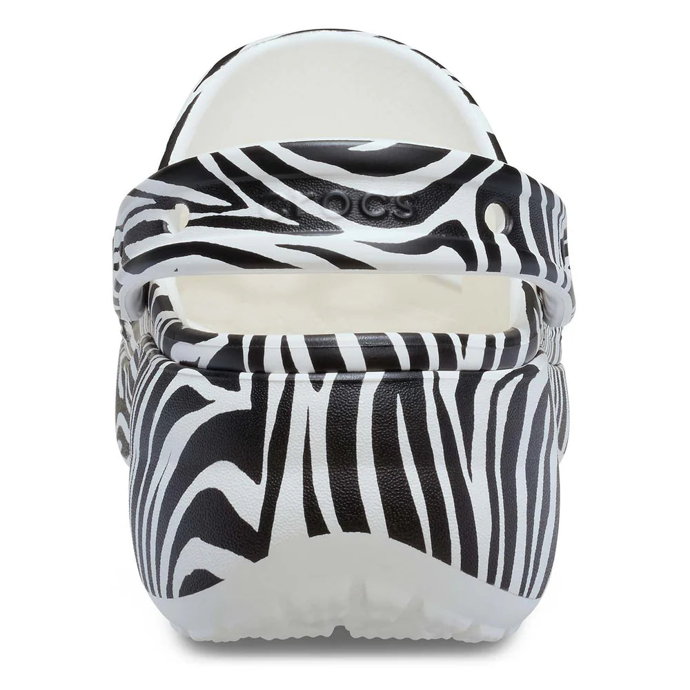 Classic Platform Animal Clog - Zebra