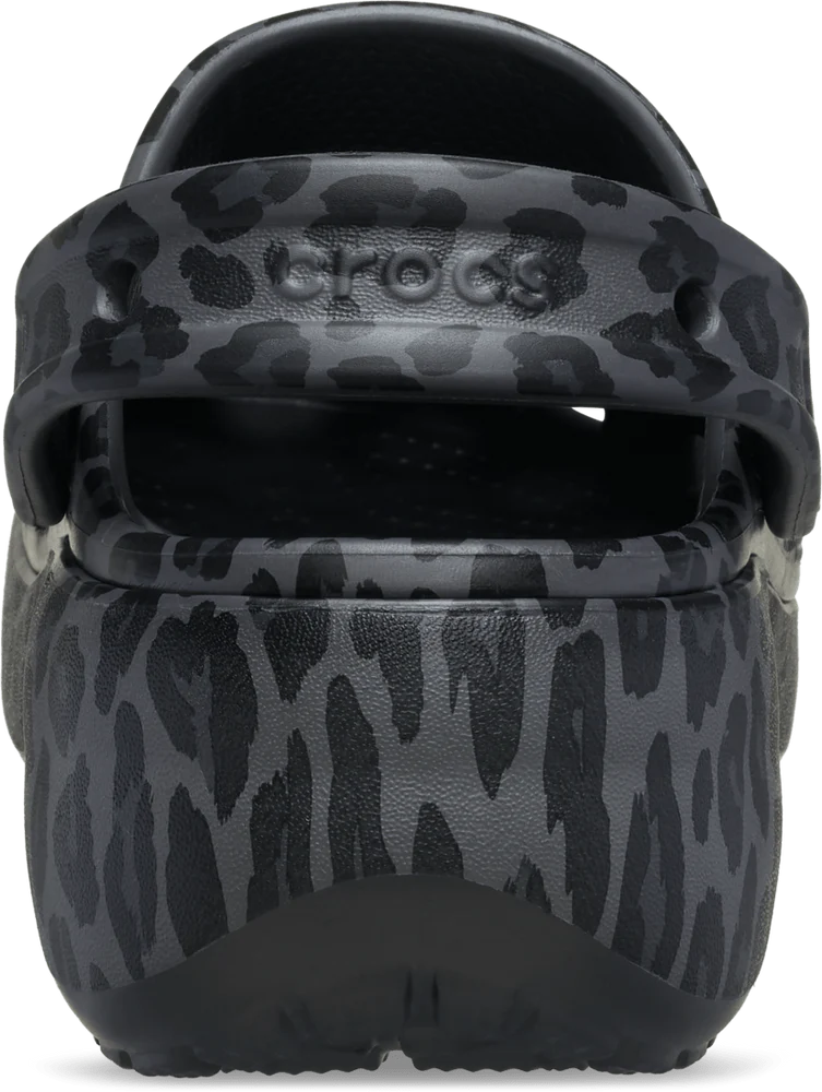 Classic Platform Animal Clog - Black Sand