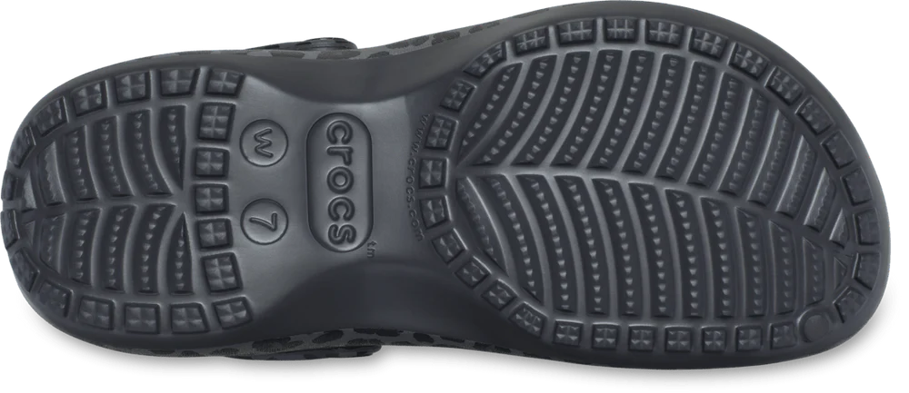 Classic Platform Animal Clog - Black Sand