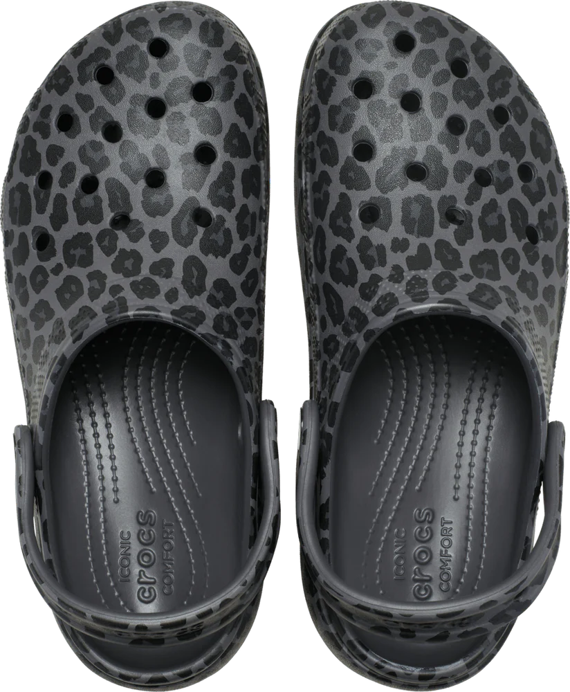 Classic Platform Animal Clog - Black Sand