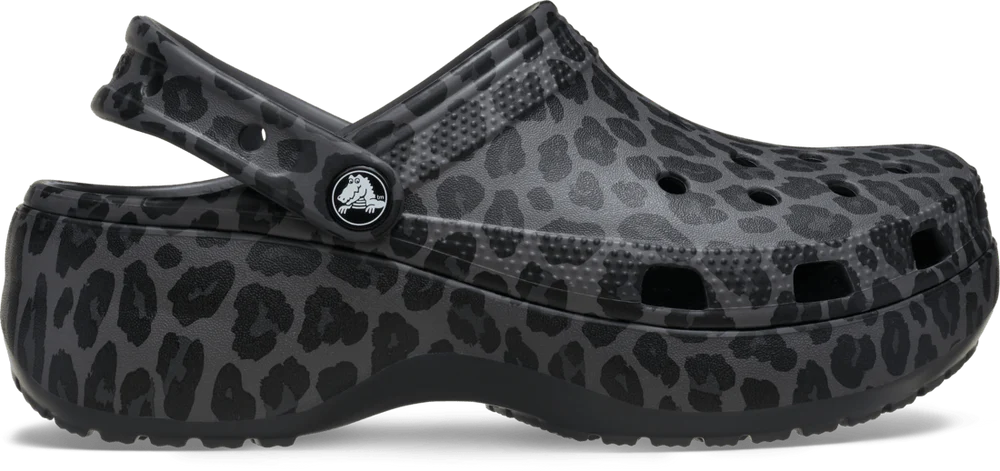 Classic Platform Animal Clog - Black Sand