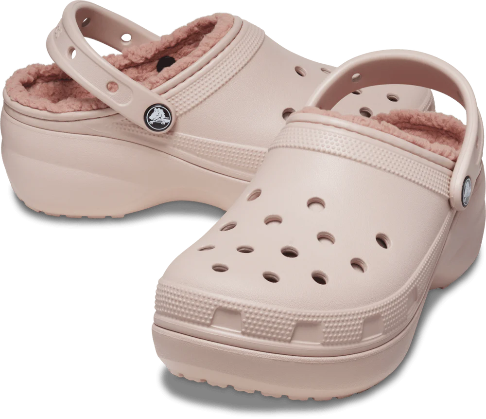 Classic Platform Lined Clog Womens - Pink Clay