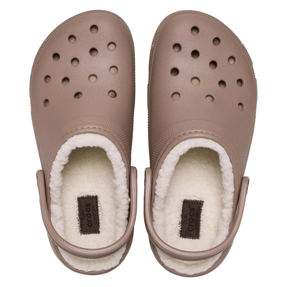 Classic Platform Lined Clog Womens - Latte