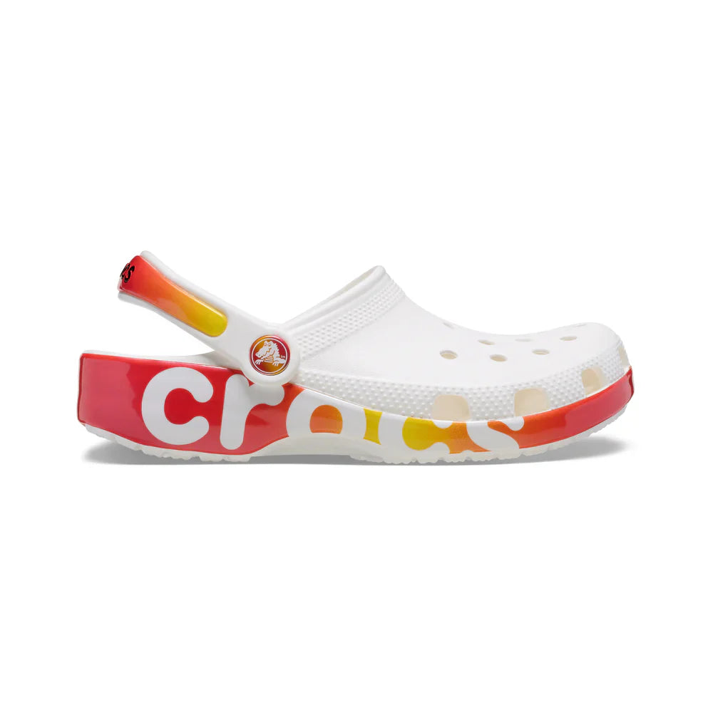 Classic Reflector Clog Kids (Age 5+) - White/Multi