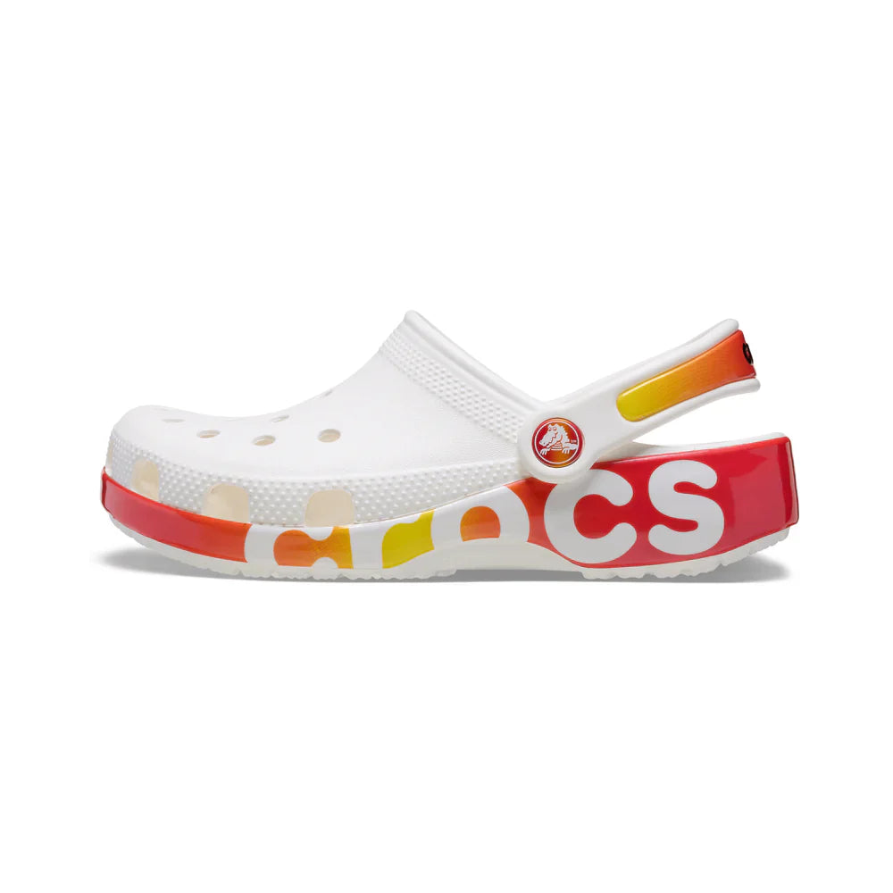 Classic Reflector Clog Kids (Age 5+) - White/Multi