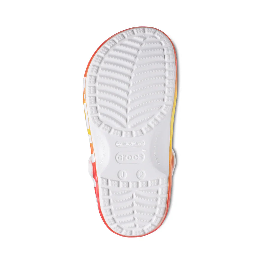 Classic Reflector Clog Kids (Age 5+) - White/Multi