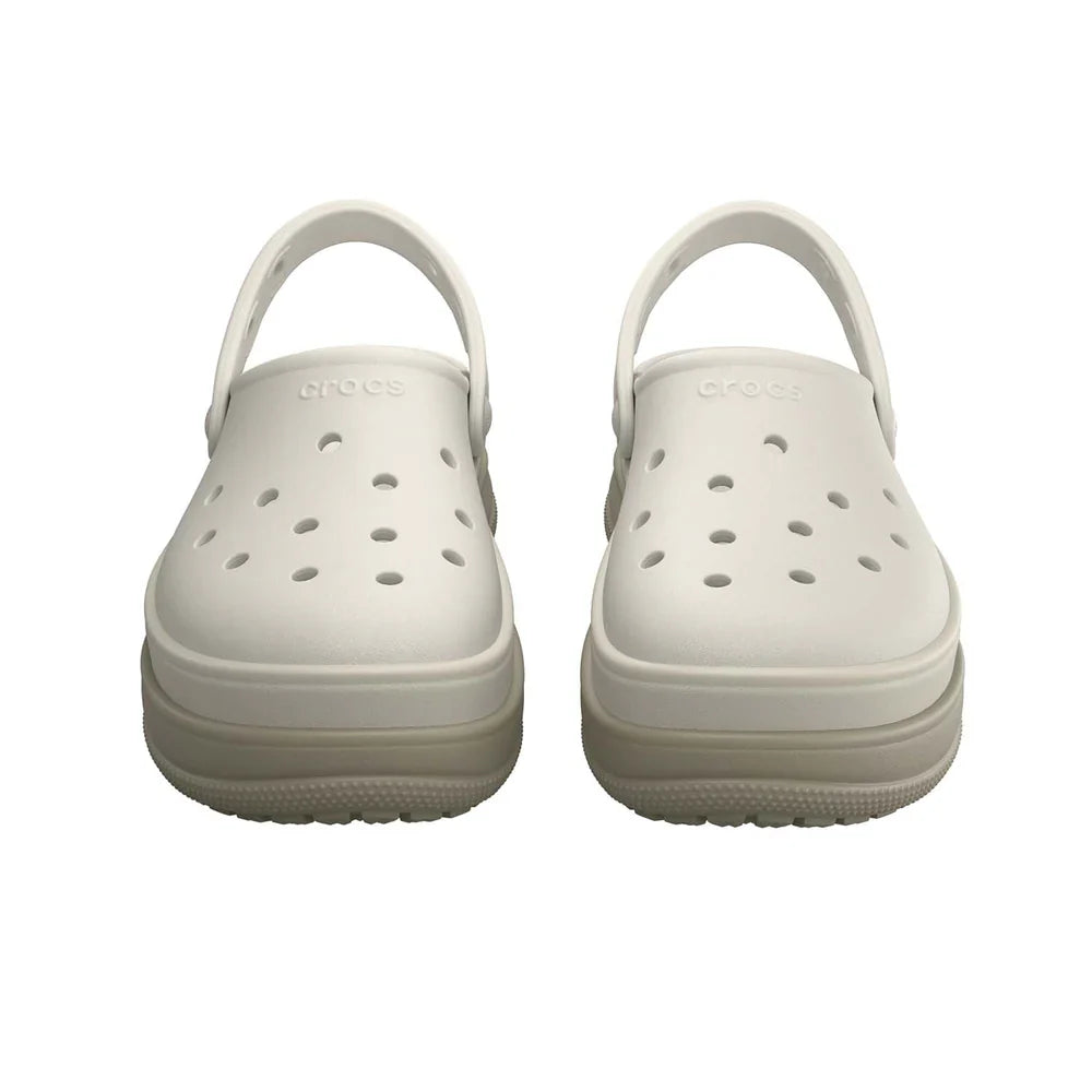 Classic Stacked Clog - Chalk