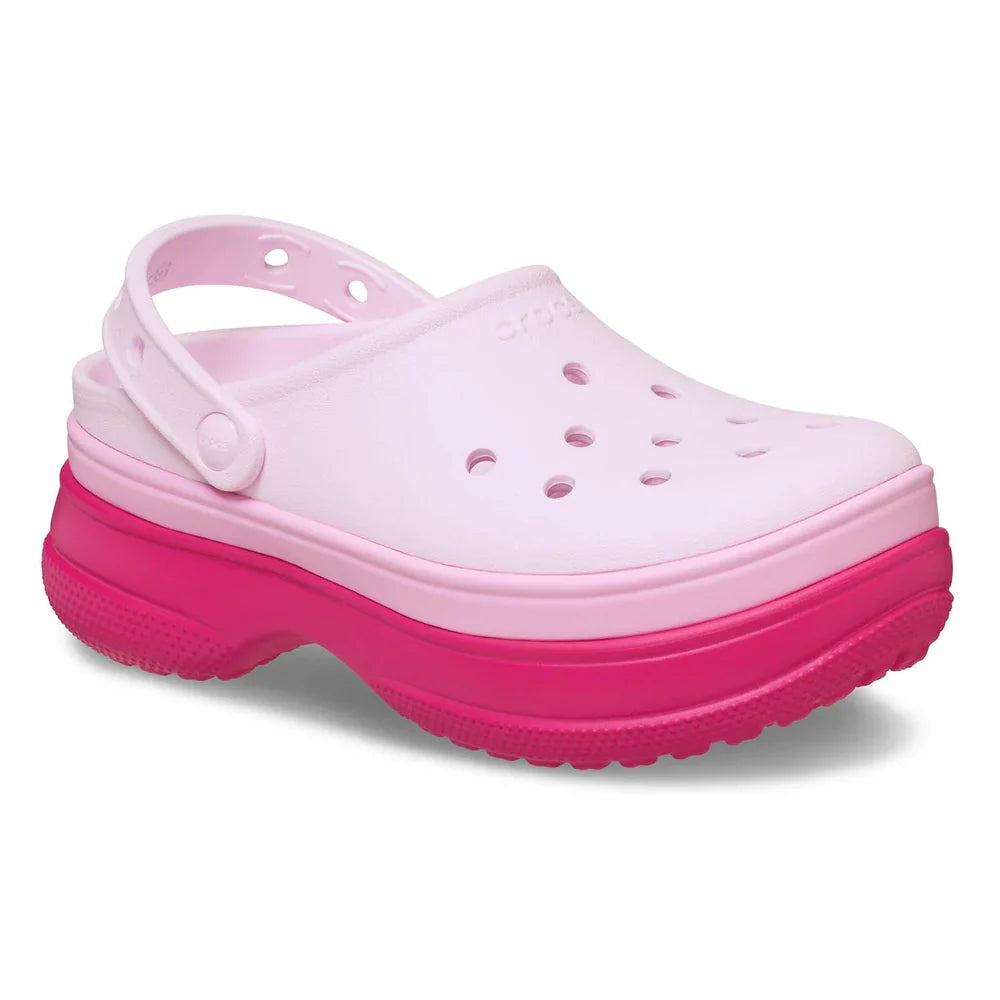 Classic Stacked Clog - Grapeberry