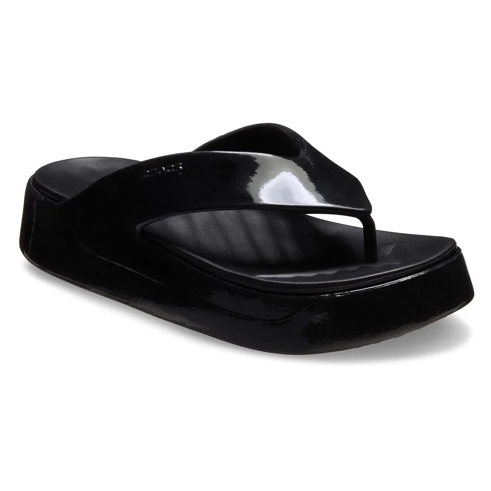 Getaway Platform Patent Flip - Black