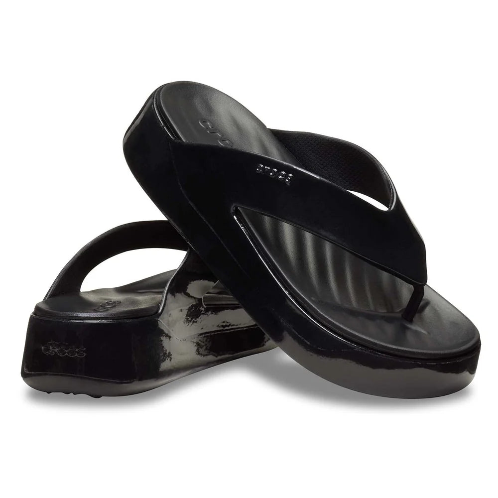 Getaway Platform Patent Flip - Black