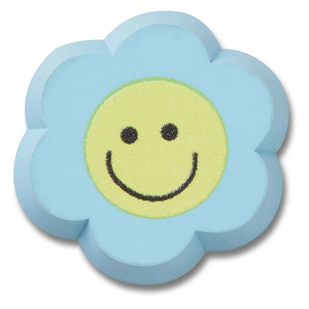 Smiley Blue Flower Eraser Jibbitz