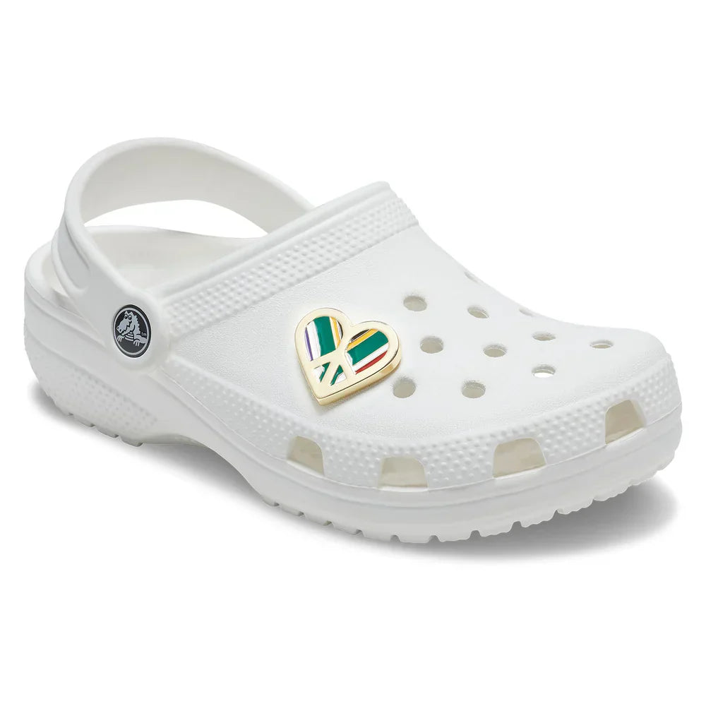 South Africa Gold Heart Jibbitz